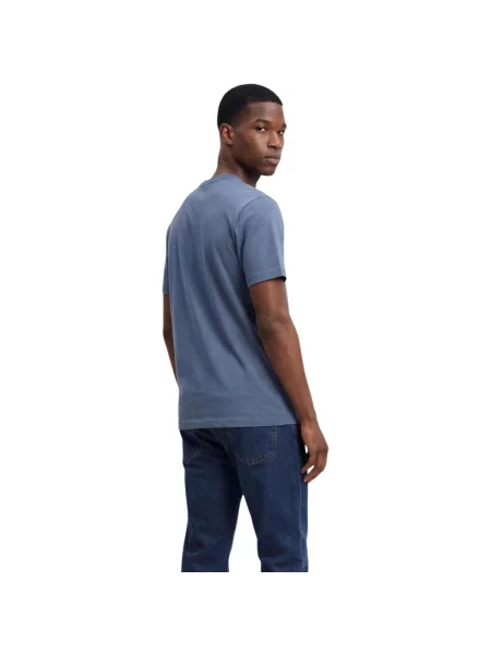Armani Exchange basic majica kratkih rukava za muškarce od pamuka plava