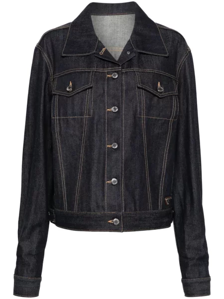 Kurtka jeansowa Prada niebieska