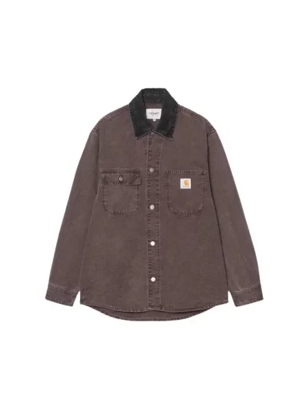 Kurtka koszulowa Carhartt Wip fioletowa