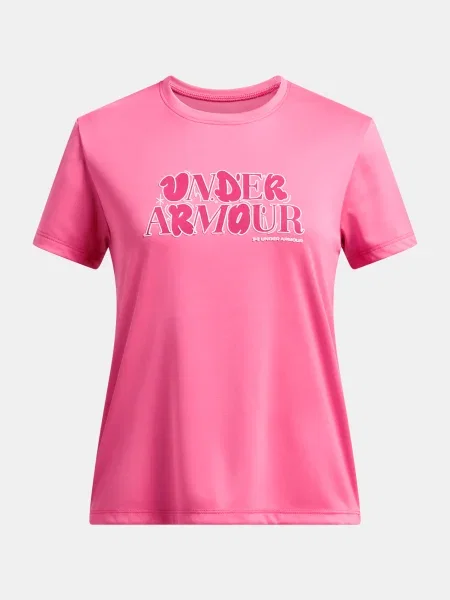 Tricou copii Under Armour roz