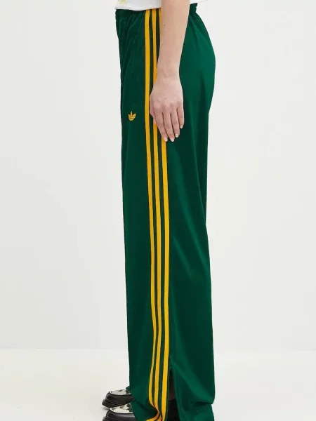 Adidas Originals pantaloni de trening Firebird cu imprimeu verde