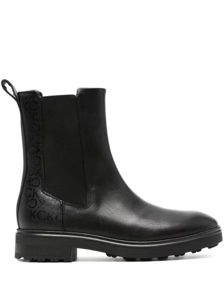 Botine Calvin Klein din piele negru