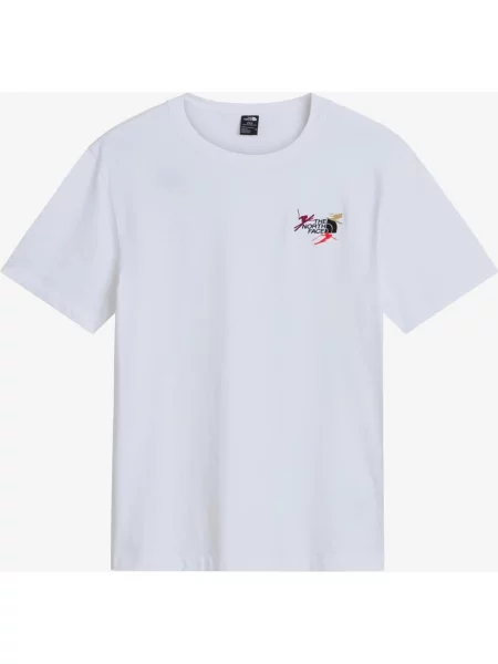 Koszulka z krótkim rękawem The North Face Off Piste Embroidered Graphic S biały