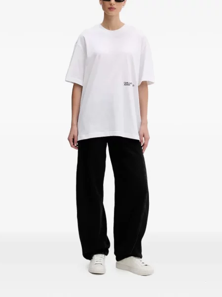 Tricou Karl Lagerfeld Jeans alb