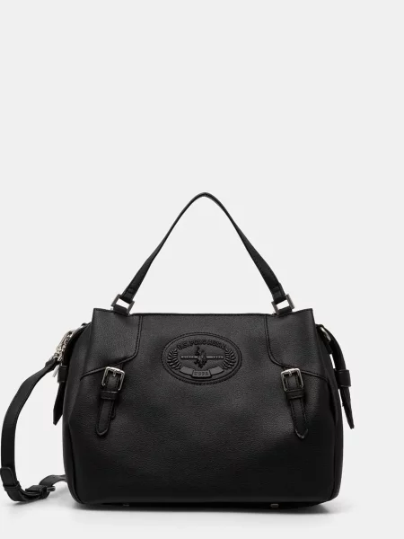 Torbica U.S. Polo Assn. Retro črna