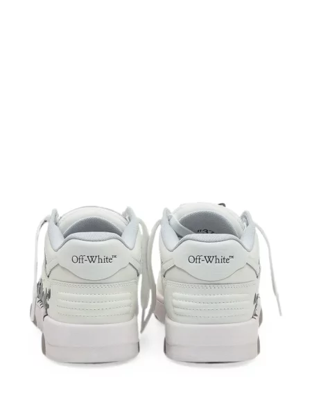 Sneakerși Off-white business alb