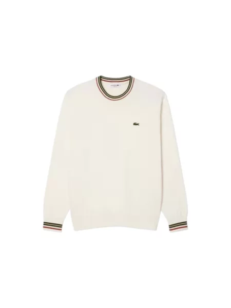 Sweter Lacoste beżowy