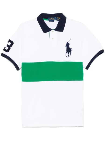 Tricou Polo Ralph Lauren cu broderie albastru