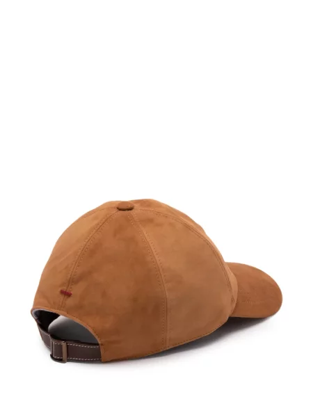 Șapcă Brunello Cucinelli cu broderie maro