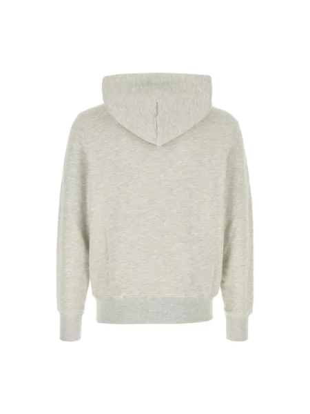 Bluza z kapturem Autry z kapturem z logo szara