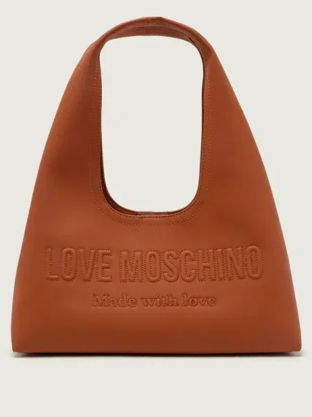 Geantă Love Moschino maro