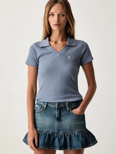 Guess Jeans polo z niebieska