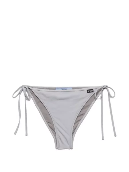 Bikini Prada din jerseu gri