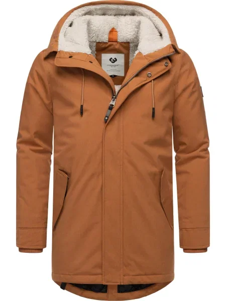 Ragwear Palton de iarnă mokka maro