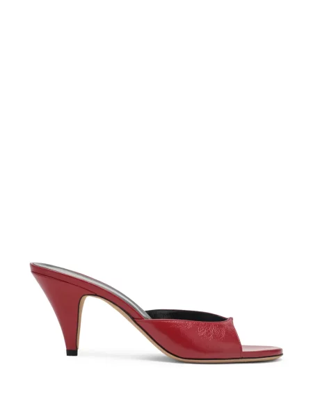 Papuci tip mules Jude roșu