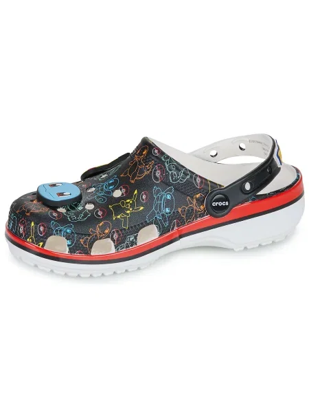 Papucs Crocs nyomtatás fekete
