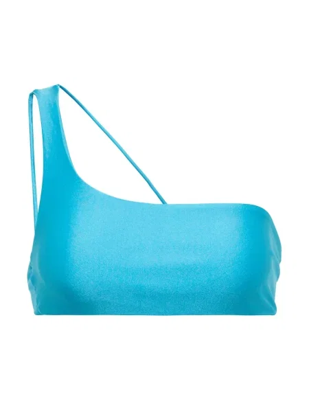 Bikini Jade Swim cu un umăr gol albastru