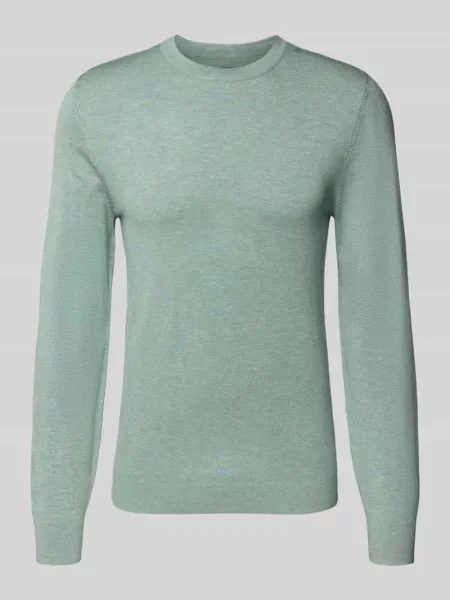 Sweter z dzianiny z prążkowanymi wykończeniami Mcneal