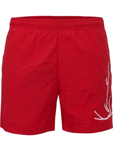 Karl Kani Pantaloni roșu alb