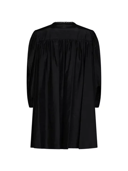 Tafta lung rochie mini Chloé negru
