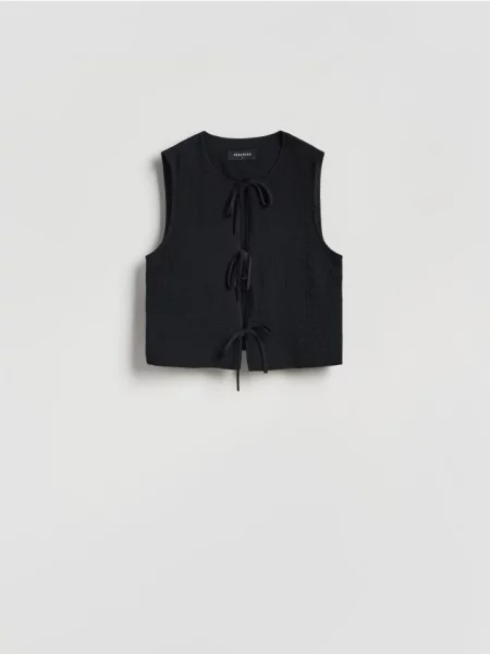 Reserved Жилет із додаванням чорний