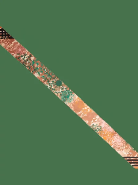 Fular Lancel de mătase cu model floral cu imagine