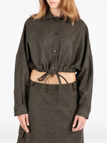 Geacă Société Anonyme de lână verde