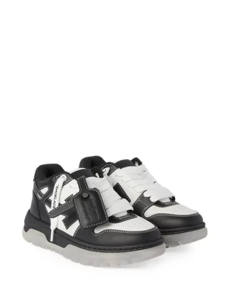 Sneakerși Off-white chunky business alb
