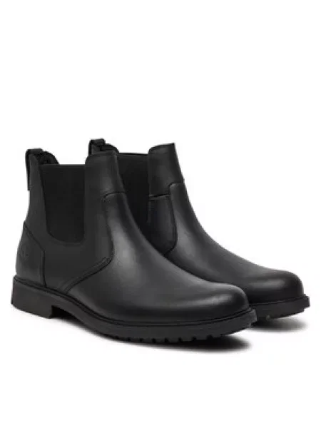 Timberland Kotníková obuv s elastickým prvkem Stormbucks Mid C Helsea Boot černá