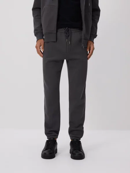 Reserved Спортивні штани regular fit темно-сірий сірі