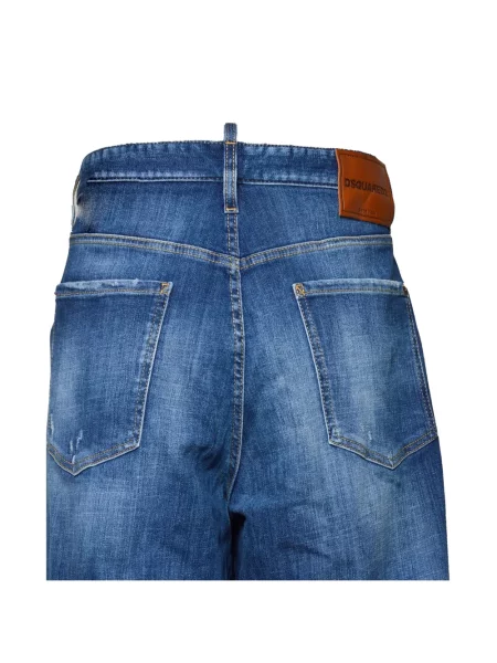 Blugi Dsquared2 zdrențuiți albastru