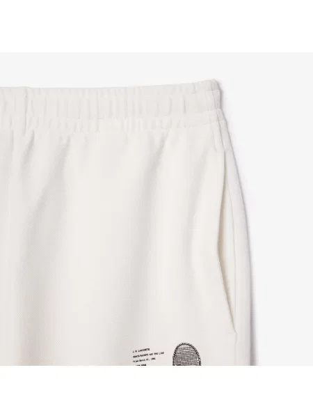 Спортивные штаны Lacoste белые
