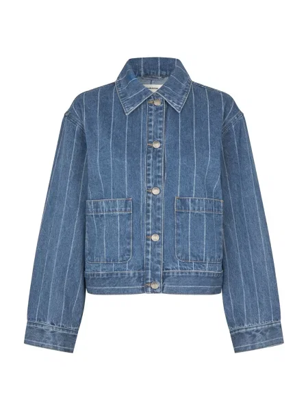 Modström Geacă de primăvară-toamnă Isolde albastru denim alb