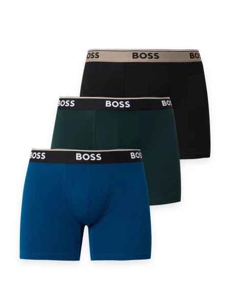 BOSS Boxeri Power albastru gențiană / albastru închis alb negru