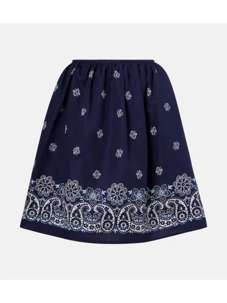 Fustă Miu Miu de in albastru