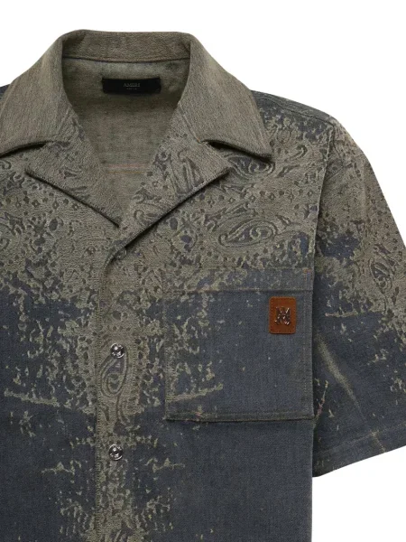 Cămașă Amiri cu model paisley gri