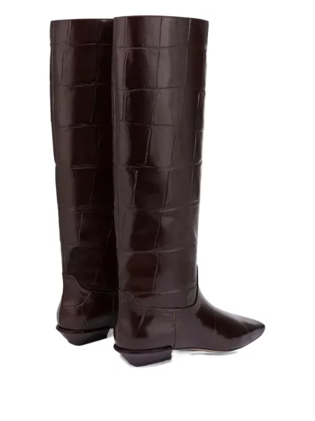 Botine Paris Texas din piele maro