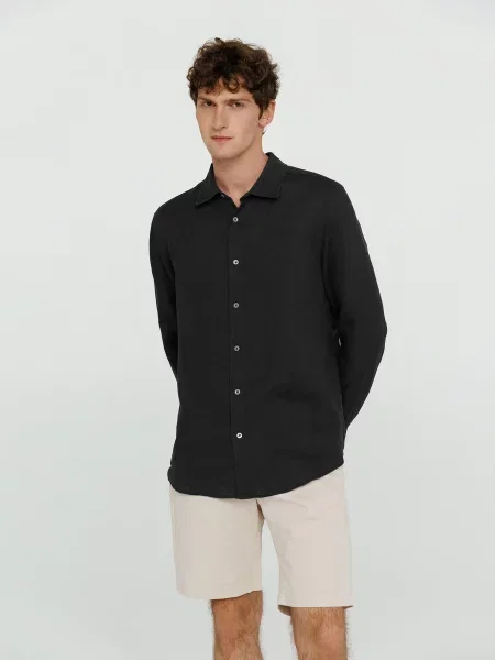 Лляні Сорочки PRPY чорний