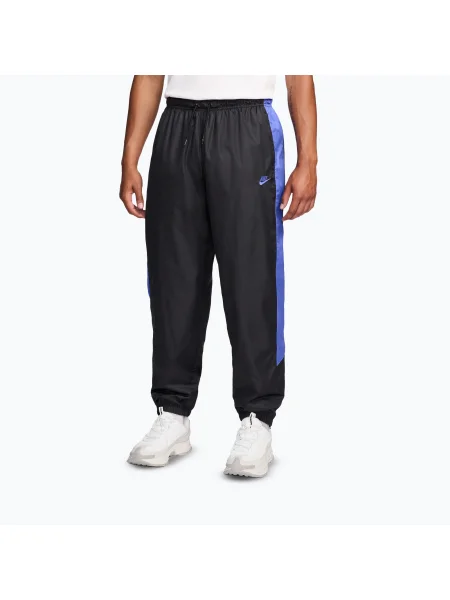 Pantaloni pentru bărbați Nike Windrunner Lined black/sapphire/sapphire negru