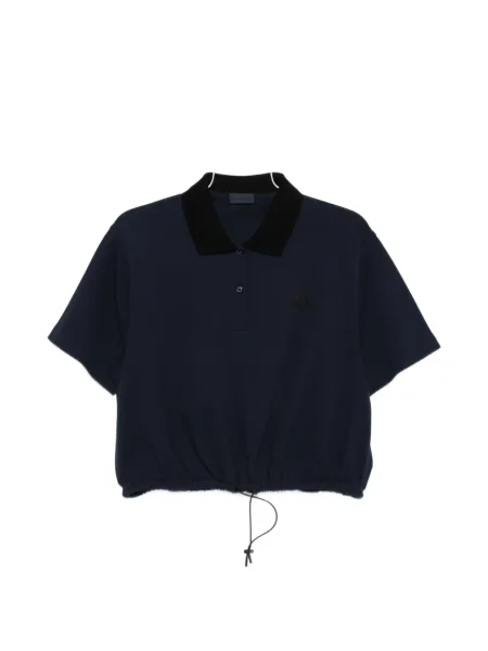 Șnur de strângere polo Moncler albastru