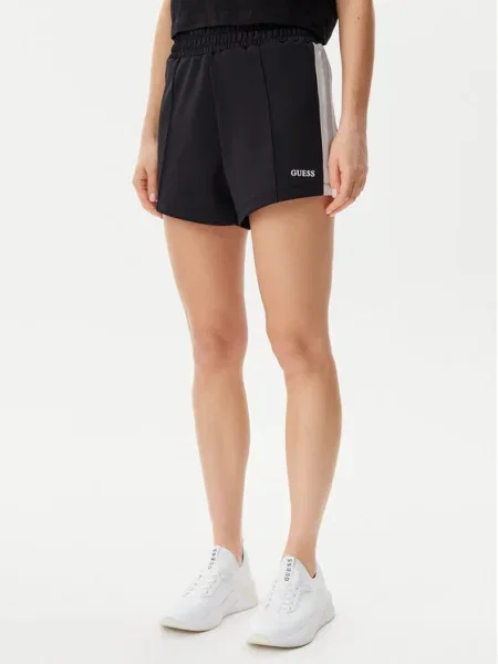 Športové šortky Guess čierna