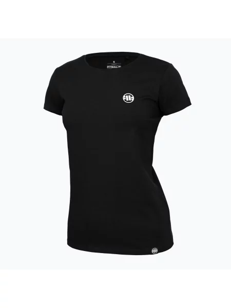 Дамска тениска Pitbull West Coast Small logo black черно