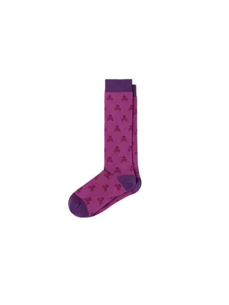 Scalpers Čarape sivkasto mauve ljubičasta