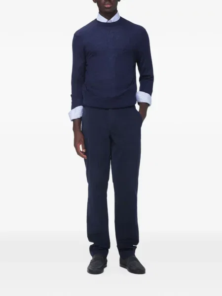 Pulover Etro cu broderie albastru