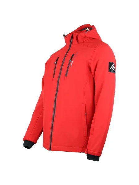 Geacă Peak Mountain softshell roșu