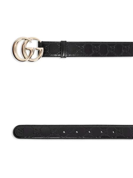 Cu centură curea Gucci negru