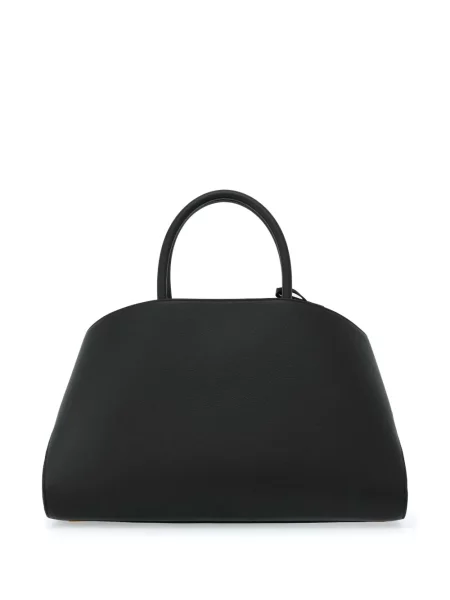 Iš natūralios odos odinė rankinė Ferragamo juoda