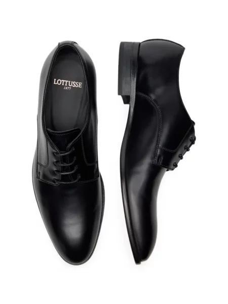 Pantofi derby Lottusse din piele negru