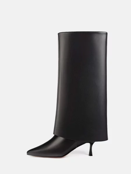 HANDMADE SHOES Botine DEPEND ON ME' negru