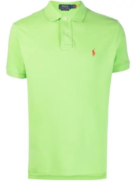 Polo Polo Ralph Lauren cu broderie alb